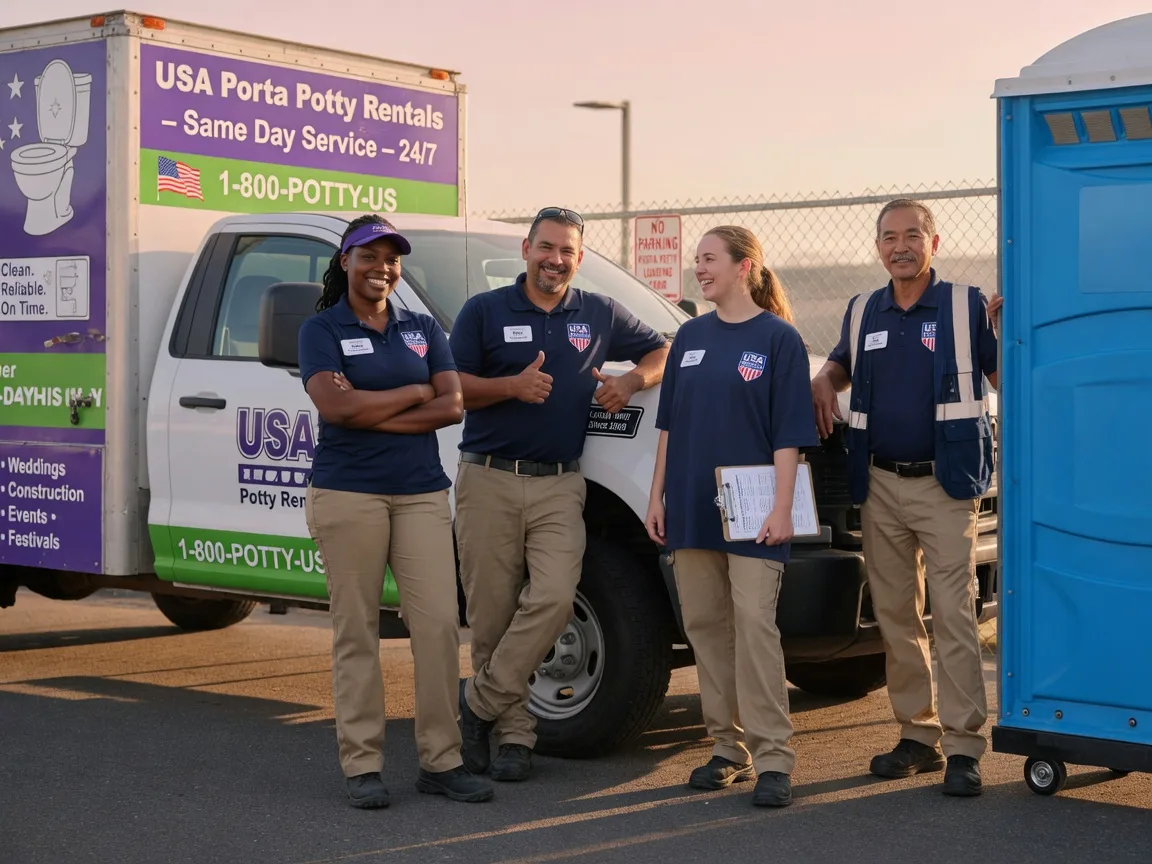 Porta Potty Rental company in Rew, PA